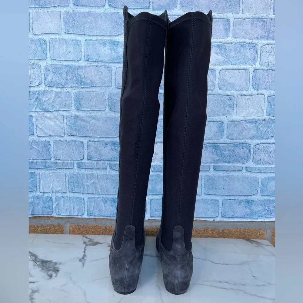 STUART WEITZMAN LANDER OTK WEDGE BOOTS 8.5 M